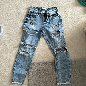 Fashion Nova mom jeans, size 5